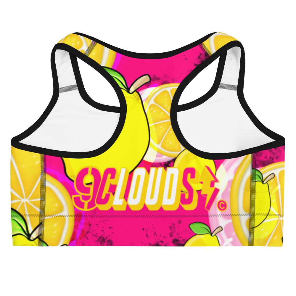 "Pink Lemonade" Sports bra